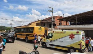 Estudante de 15 anos cai de ônibus e morre atropelado em Joaquim Gomes