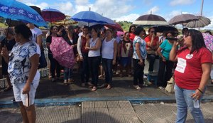 Professores fazem nova caminhada pelas ruas de Maribondo