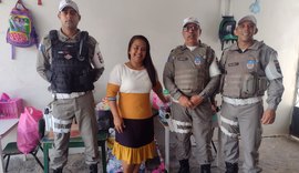 Militares do BPRV promovem ação solidária em unidade de acolhimento da capital de AL