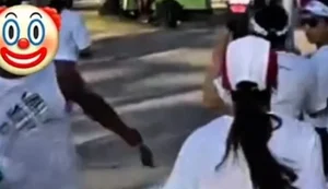 Corredor empurra mulheres durante evento esportivo na orla de Maceió