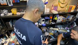 Operação “Vitrine do Crime” combate venda de celulares roubados em Maceió