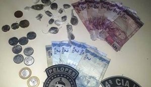 Polícia Militar detém jovem suspeito de tráfico de drogas em Capela