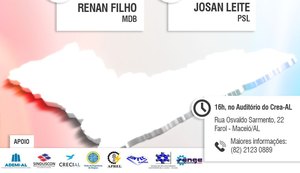 Crea-AL recebe candidatos ao Governo do Estado e ao Senado