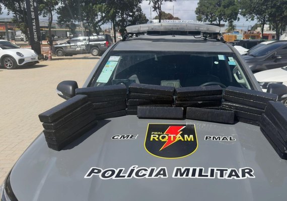Polícia apreende mais de 28 quilos de maconha durante abordagem na BR-104