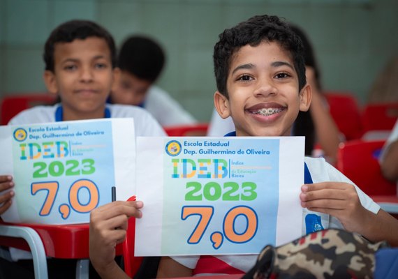 Escola comemora melhor nota da rede estadual no Ideb Anos Iniciais/Ensino Fundamental