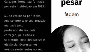 Velório da jornalista Ana Guiomar Calazans acontece hoje em Maceió
