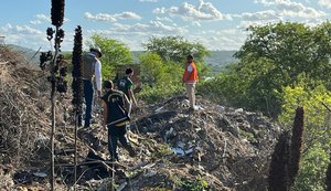 FPI do Rio São Francisco constata descarte de resíduos em “antigo lixão de Traipu”