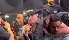 Vídeo: homem ameaça cantor Nattanzinho em show no Piauí