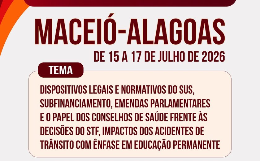 Maceió sedia encontro que reúne Conselhos de Saúde do Nordeste para discutir fortalecimento do SUS