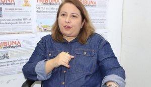 Samira de Castro, candidata na chapa única à presidência da Fenaj, faz visita à Tribuna