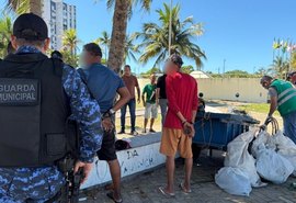 Guarda Municipal prende dois homens por receptação na orla de Jaraguá