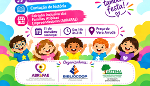 Feira reúne famílias atípicas empreendedoras e atividades infantis em Maceió