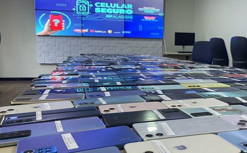Operação Última Chamada recolhe celulares em Alagoas