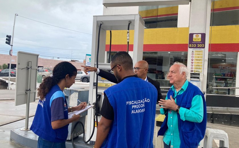 Preço abusivo: Procon Alagoas notifica seis postos de combustíveis na capital