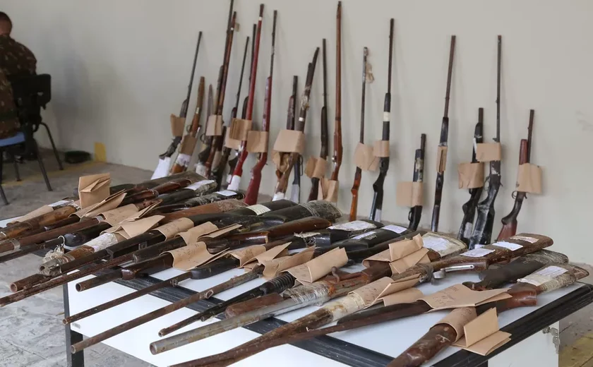 Corregedoria regulamenta destinação de armas apreendidas em Alagoas
