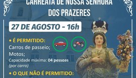 Carreata será realizada para homenagear Nossa Senhora dos Prazeres