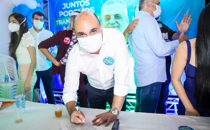 Convenção do Podemos Maceió lança Tácio Melo como vice de Alfredo Gaspar