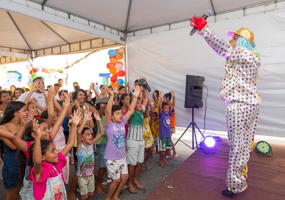 Ações culturais e de empreendedorismo movimentam mês das crianças em comunidades de Maceió