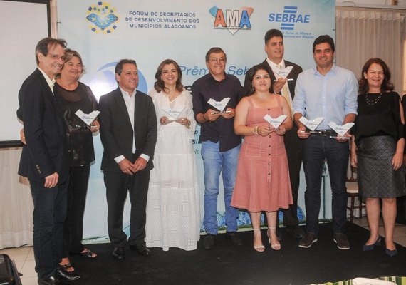 Rui Palmeira é premiado no Sebrae Prefeito Empreendedor