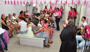 Maceió Rosa: mutirão leva serviços a 59 unidades de saúde