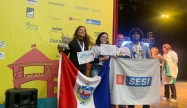 Equipes do Sesi/AL conquistam 1º lugar na Feira Brasileira de Iniciação Científica