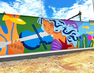 Subestações ganham murais e viram arte urbana em Maceió