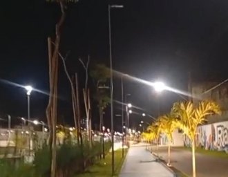 Furto de 400 metros de cabos deixa postes apagados no Renasce Salgadinho