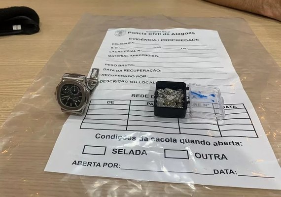 Polícia prende um suspeito e recupera joias e relógio de Carlinhos Maia em João Pessoa