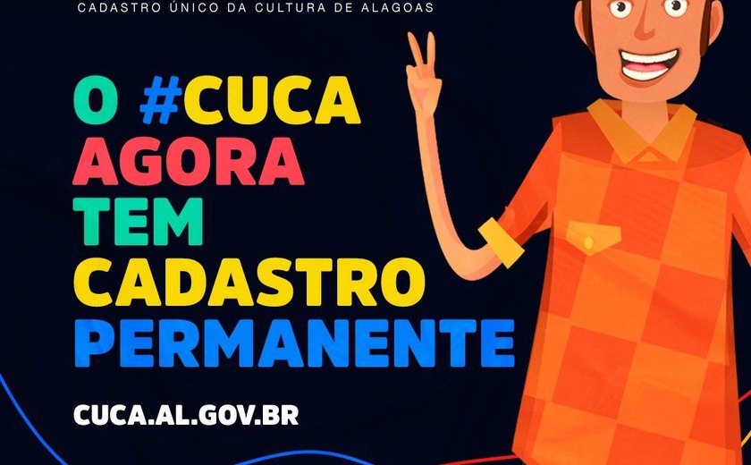 Cadastro Único da Cultura Alagoana segue com inscrições constantes