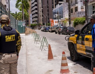 DMTT recolhe mais de 700 cones utilizados irregularmente para reservar vagas em Maceió