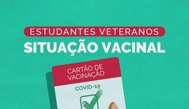 Estudantes veteranos da Ufal devem comprovar vacinação a partir desta quinta