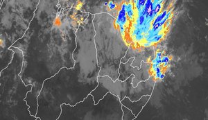 Fim de semana em Alagoas será de tempo instável com pancadas de chuva em todo estado