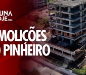 Demolições de prédios continuam no bairro do Pinheiro