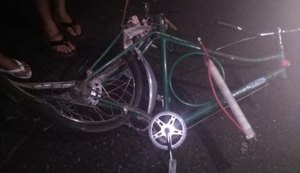 Ciclista morre em acidente na AL-2020, em Arapiraca