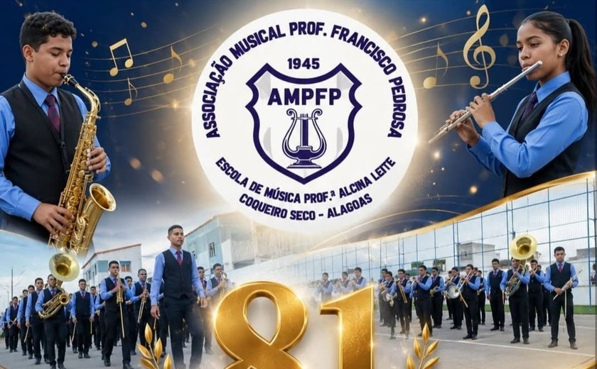 Filarmônica Professor Francisco Pedrosa celebra 81 anos de história, música e inovação em AL