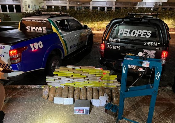 Mais de 90 kg de drogas são apreendidas pela PM em Arapiraca