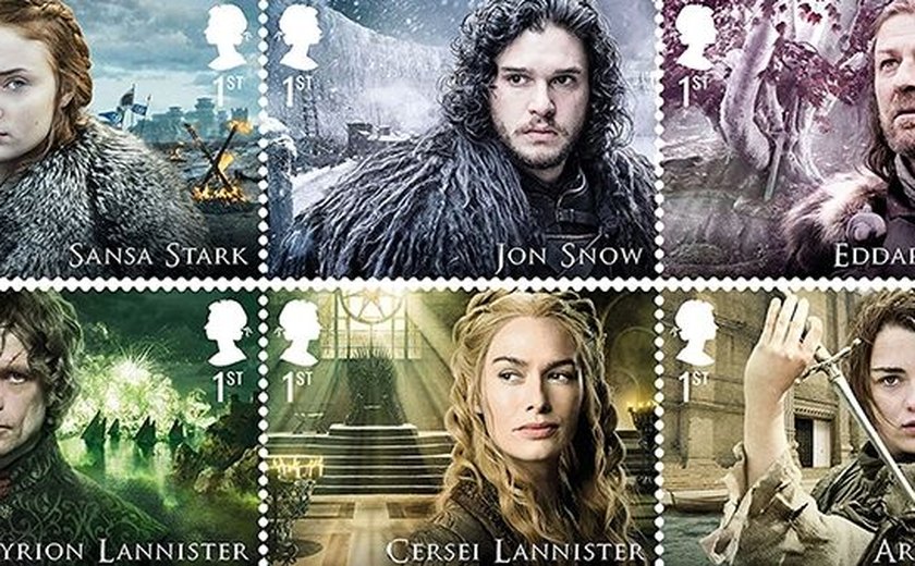 'Game of Thrones' ganha coleção de selos do correio britânico
