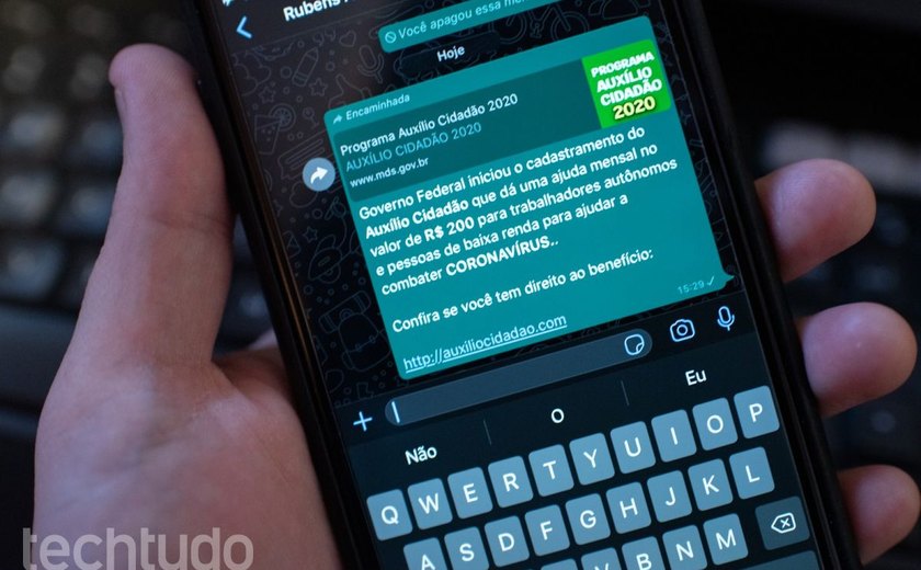 'Auxílio coronavírus' e outros golpes no WhatsApp atingem 2 milhões de usuários