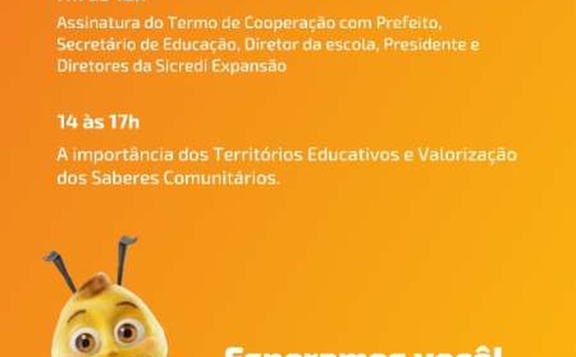 Principal programa de Educação do Sicredi chega a Alagoas