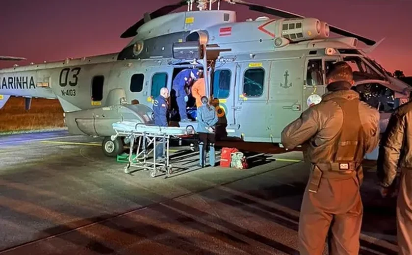 Sexto sobrevivente de naufrágio em Santa Catarina é resgatado pela Marinha