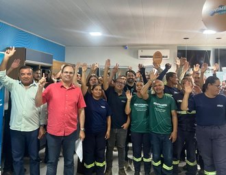 Trabalhadores da Agreste Saneamento aprovam pauta e querem ganho real