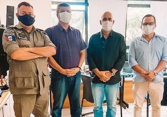 Junqueiro traça plano com a PM/AL para garantir mais segurança para a população