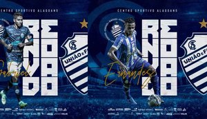CSA anuncia renovações com o lateral esquerdo Ernandes e o meia Gabriel