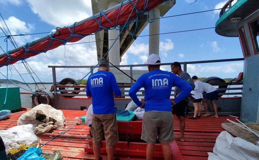 Instituto do Meio Ambiente acompanha caso de embarcação carregada com produtos contrabandeados