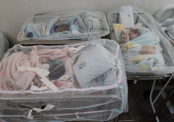 Serviço social da Santa Mônica faz campanha para arrecadar doações para trigêmeos