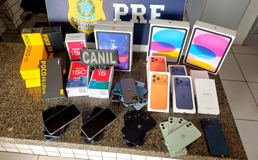 Carga de equipamentos eletrônicos irregulares é apreendida em São Sebastião