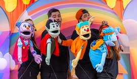 Os Divertudos estreiam espetáculo musical com fantoches em Maceió nos dias 3 e 10 de julho
