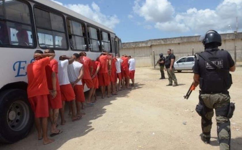 Ressocialização realiza operações simultâneas em cinco presídios de Alagoas