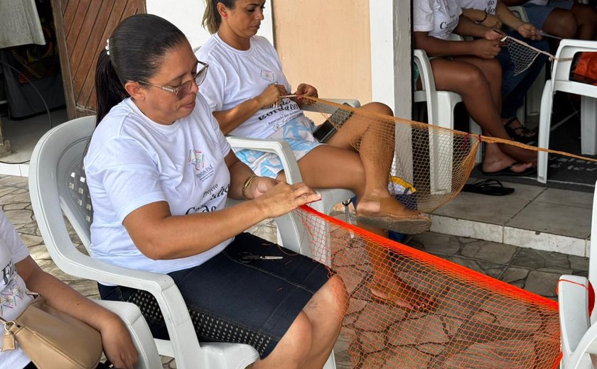 Curso fortalece tradição do filé e autonomia produtiva no Pontal da Barra