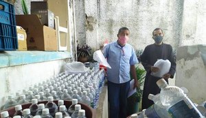 Senai doa itens de higienização e proteção contra o coronavírus